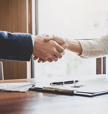 Lawyer Shaking Hands